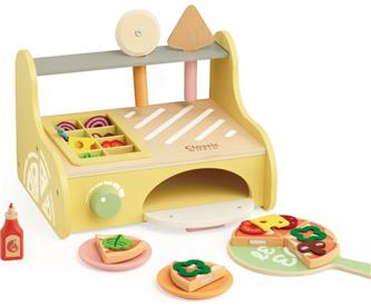 Classic World puinen leikkipizzauuni