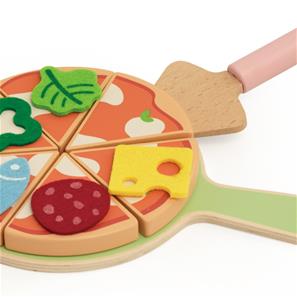 Classic World puinen leikkipizzauuni-4