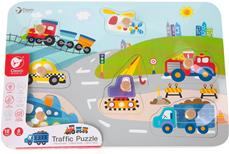 Classic World puinen liikennepalapeli (+18 kk)