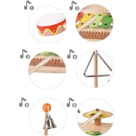 Classic World puinen musiikkipöytä lapsille (alkaen 36 kk)-3