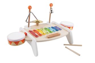 Classic World puinen musiikkipöytä lapsille (alkaen 36 kk)-8