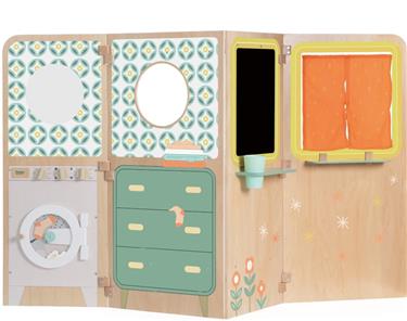 Classic World puinen My little home leikkikeittiö/leikkinurkkaus -2