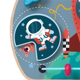 Classic World puinen rakettiaktiviteettilauta (alkaen 12 kk)-3