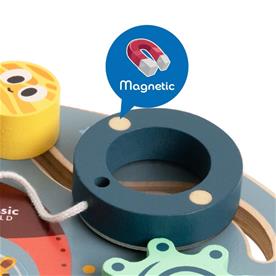 Classic World puinen rakettiaktiviteettilauta (alkaen 12 kk)-4