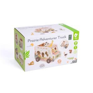 Classic World Puinen safariauto eläimillä (alkaen 18 kk)-8