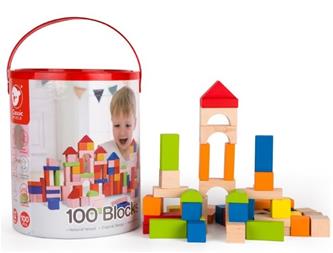 Classic World puiset rakennuspalikat - 100 (alkaen 12 kk)