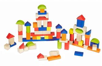 Classic World puiset rakennuspalikat - 100 (alkaen 12 kk)-2