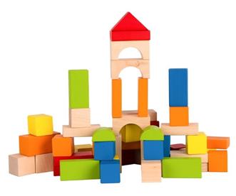 Classic World puiset rakennuspalikat - 100 (alkaen 12 kk)-3