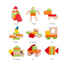 Classic World puiset rakennuspalikat - 100 (alkaen 12 kk)-4