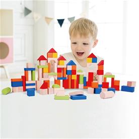 Classic World puiset rakennuspalikat - 100 (alkaen 12 kk)-6