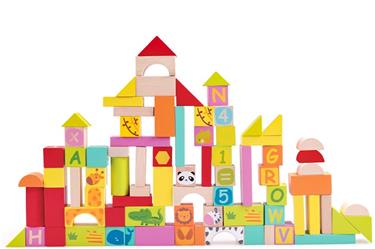 Classic World puiset rakennuspalikat - Monitoiminen (alkaen 12 kk)