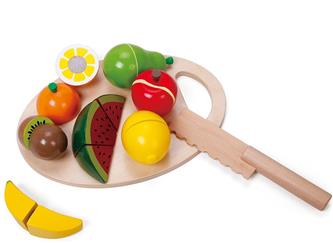 Classic World puiset tarranauhahedelmät - Puiset leikkiruoat (alkaen 24kk)