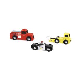 Classic World -puulelut – 3 hälytys- ja huoltoajoneuvot-2
