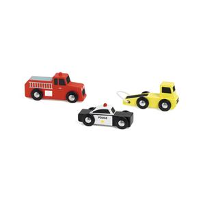 Classic World -puulelut – 3 hälytys- ja huoltoajoneuvot-2