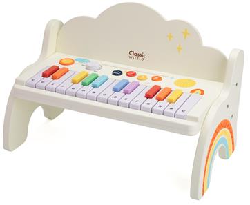 Classic World Rainbow lasten piano valolla (3-vuotiaista alkaen)