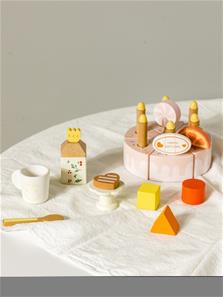 Classic World syntymäpäiväkakku - Puinen leikkiruoka (alkaen 18kk)-5