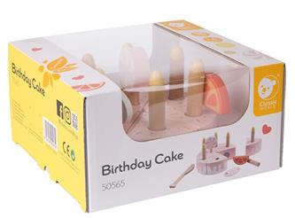 Classic World syntymäpäiväkakku - Puinen leikkiruoka (alkaen 18kk)-8