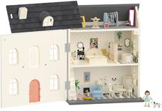 Classic World Vintage puinen nukkekoti tarvikkeineen