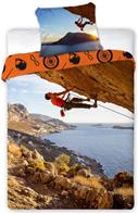 Climber vuodevaatteet 140x200 cm - 100 % puuvillaa.