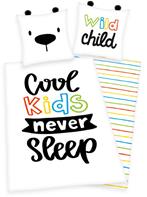 'Cool Kids Never Sleep'  Vuodevaatteet - 100 prosenttia puuvillaa