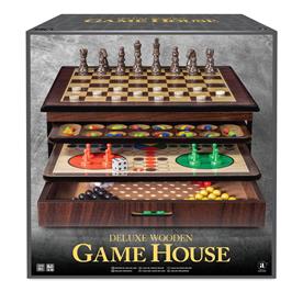 Craftsman Deluxe Game House - Yksinomainen kokoelma klassisia lautapelejä-2