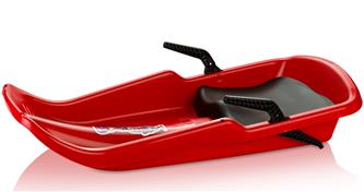 Cyclone Kelkka käsijarruilla ja istuimella, punainen