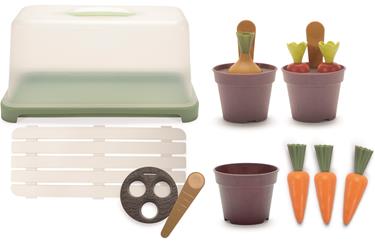 Dantoy Green Garden Mini kasvihuone -setti 18 osaa