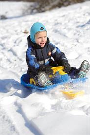 Dantoy Pulkka ohjauspyörällä 94 cm lapsille, sininen-6