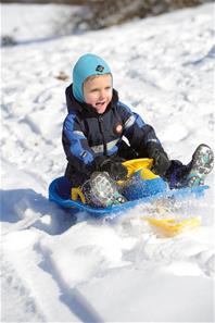 Dantoy Pulkka ohjauspyörällä 94 cm lapsille, sininen-6