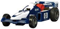 Darda Formula 1 kilpa-auto sininen