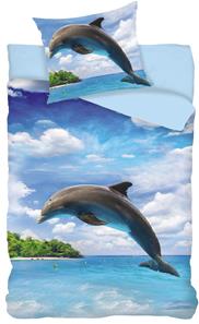 Delfin vuodevaatteet, 100 prosenttia puuvillaa
