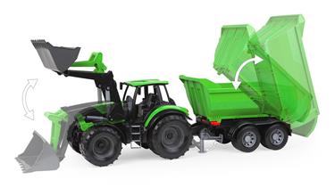 Deutz-Fahr Agrotron 7250 TTV Worxx Traktori perävaunulla-2