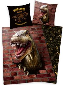 Dinosaurus 3d vuodevaatteet - 100 prosenttia puuvillaa