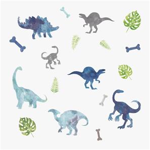 Dinosaurus seinätarrat lapsille-4