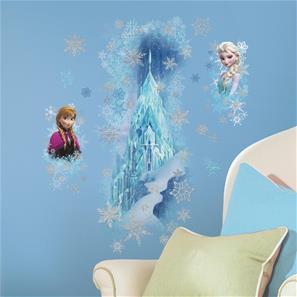 Disney Frozen Linna Glitter seinätarrat