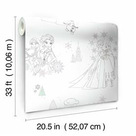 Disney Frozen tapettirulla 45,72 x 574 cm-8