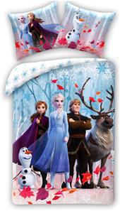 Disney Frozen -vuodevaatteet - Elsa, Anna, Kristoffer, Olaf & Sven