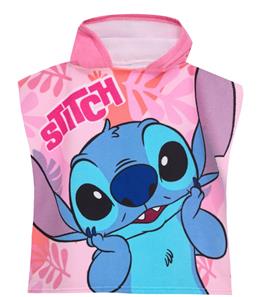 Disney Lilo & Stitch Poncho Kylpypyyhe Hupulla, vaaleanpunainen