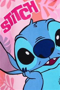 Disney Lilo & Stitch Poncho Kylpypyyhe Hupulla, vaaleanpunainen-3