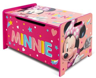 Disney Minni Hiiri puinen lelulaatikko ja penkki