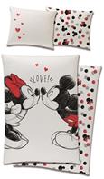 Disney Minni ja Mikki Hiiri vuodevaatteet - 100 % puuvillaa