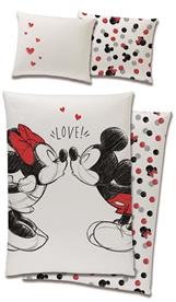 Disney Minni ja Mikki Hiiri vuodevaatteet - 100 % puuvillaa