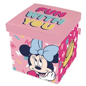 Disney Minnie Hiiri -jakkara säilytystilalla (kokoontaitettava)-2