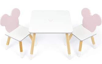 Disney Minnie Mouse Puinen pöytä ja tuolit
