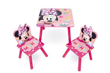 Disney Minnie Mouse Puinen pöytä tuoleineen-2
