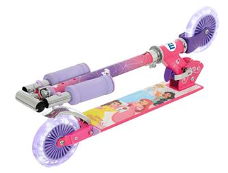 Disney Princess kokoontaitettava potkulauta, valopyörät-2