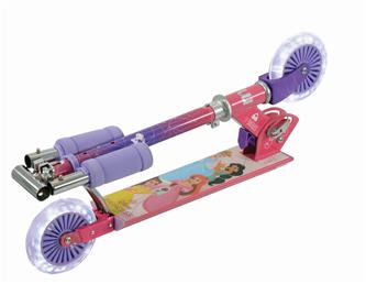 Disney-prinsessa taitettava potkulauta - LED-valopyörät-7