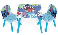 Disney Stitch Puinen pöytä ja tuolit