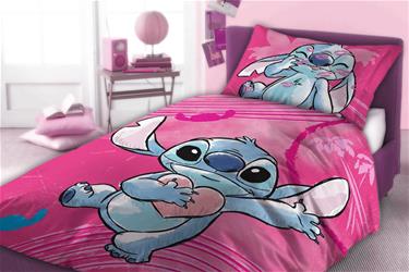 Disney Stitch vuodevaatteet - 100 % puuvillaa
