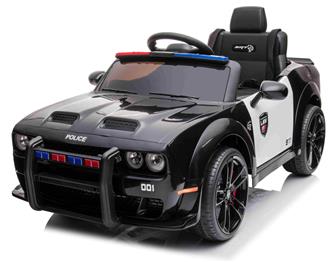Dodge Challenger SRT POLITI sähköauto lapsille -12